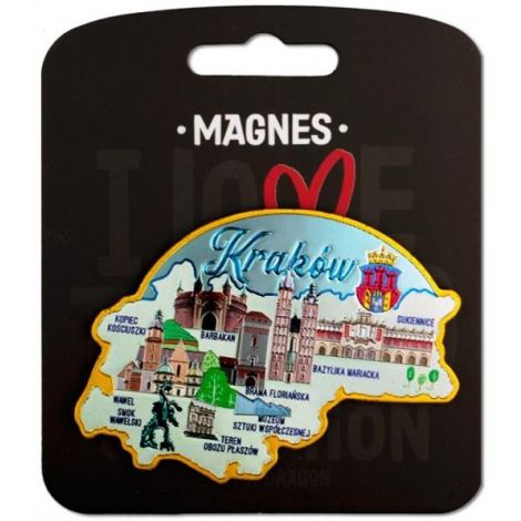 Magnes Pan Dragon Kraków Mapa